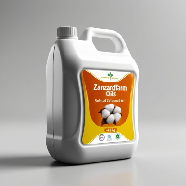 Zanzardafarm Refined Cottonseed Oil 5 L (Tap Jar) | Kapasiya Tel